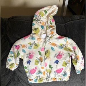 Zara zip up hoodie 3-6 month